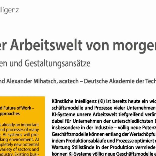 KI in der Arbeitswelt von morgen